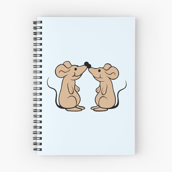 Item preview, 2 Mice Couple Love Valentine's Day Noses Touching designed and sold by shirt-o-mat.