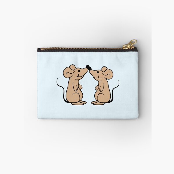Item preview, 2 Mice Couple Love Valentine's Day Noses Touching designed and sold by shirt-o-mat.