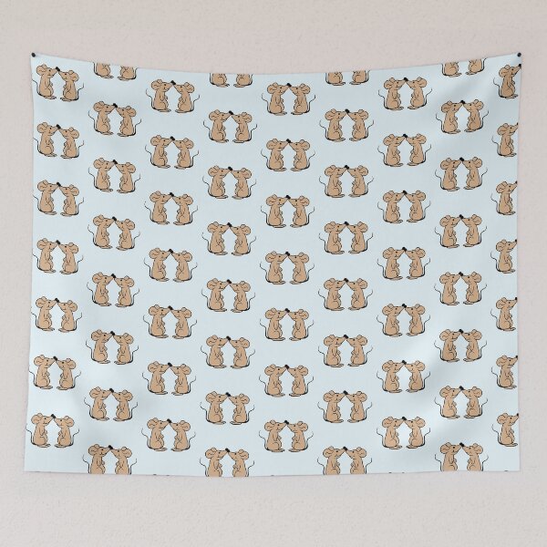 Item preview, 2 Mice Couple Love Valentine's Day Noses Touching designed and sold by shirt-o-mat.