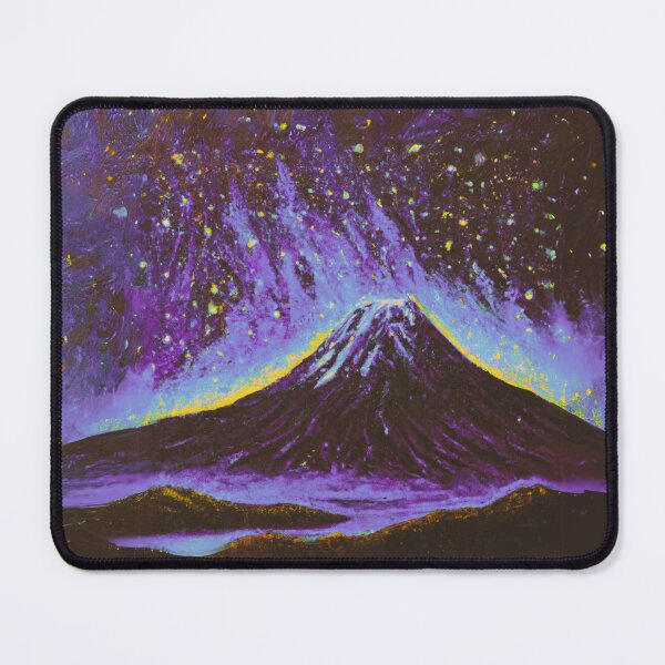 Item preview, The Starry Night of fuji mountain in light purple designed and sold by MerryCrown.