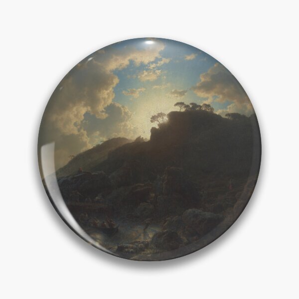Item preview, Sunset after a Storm on the Coast of Sicily by Andreas Achenbach . Museum: The Met . Artsy journals . Art stickers . Art mugs . Art tote bags . Art inspired products . Art gifts  designed and sold by WeareSublime.