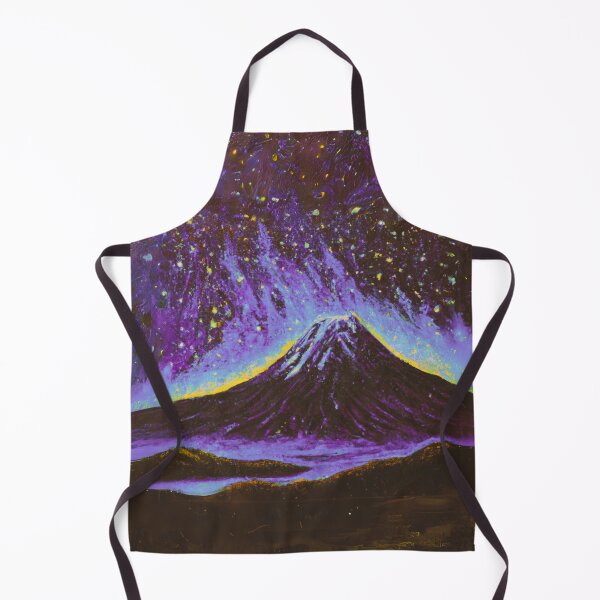 Item preview, The Starry Night of fuji mountain in light purple designed and sold by MerryCrown.