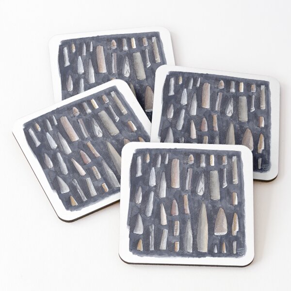 Item preview, Belemnites Watercolour designed and sold by Tom Napper Design.