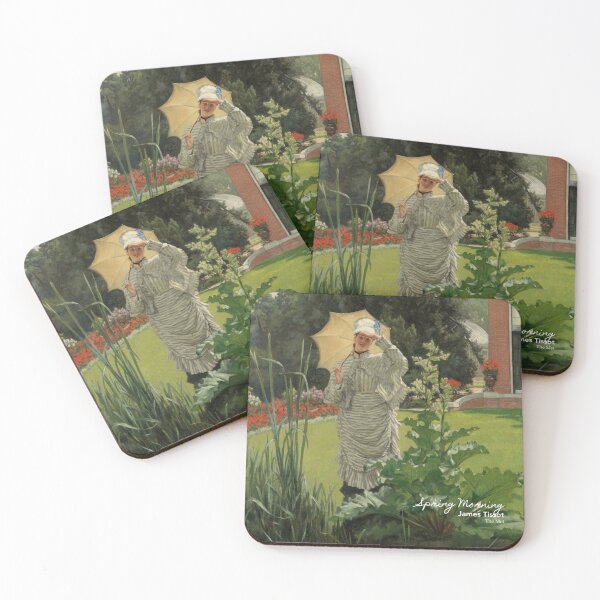 Item preview, Spring Morning by James Tissot . Museum: The Met . Artsy journals . Art stickers . Art mugs . Art tote bags . Art inspired products . Art gifts  designed and sold by WeareSublime.