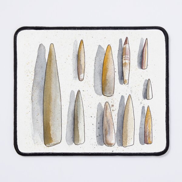 Item preview, Belemnites Watercolour designed and sold by Tom Napper Design.