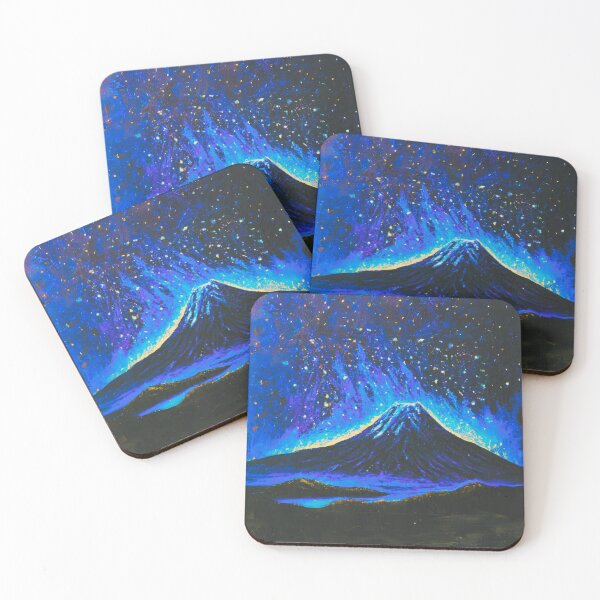 Item preview, The Starry Night of fuji mountain in blue designed and sold by MerryCrown.
