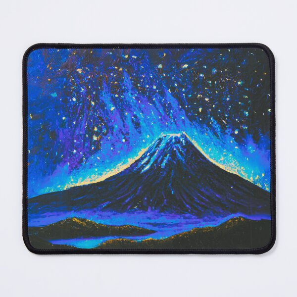Item preview, The Starry Night of fuji mountain in blue designed and sold by MerryCrown.