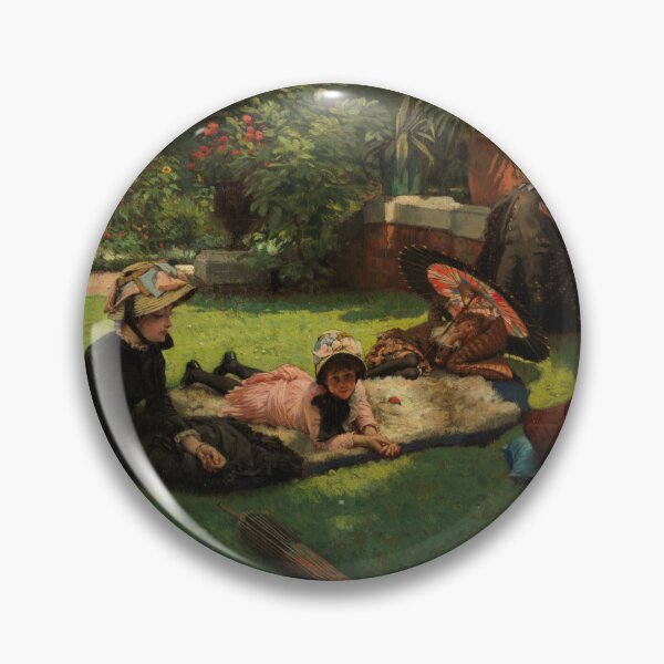 Item preview, In Full Sunlight (En plein soleil) by James Tissot . Museum: The Met . Artsy journals . Art stickers . Art mugs . Art tote bags . Art inspired products . Art gifts  designed and sold by WeareSublime.