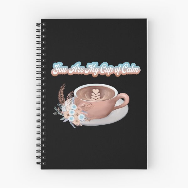 Item preview, You Are My Cup of Calm Latte With Boho Flowers designed and sold by daphsam.