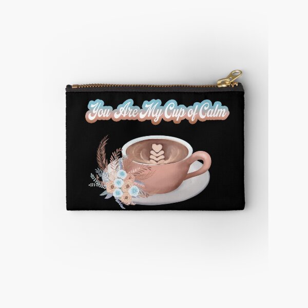 Item preview, You Are My Cup of Calm Latte With Boho Flowers designed and sold by daphsam.