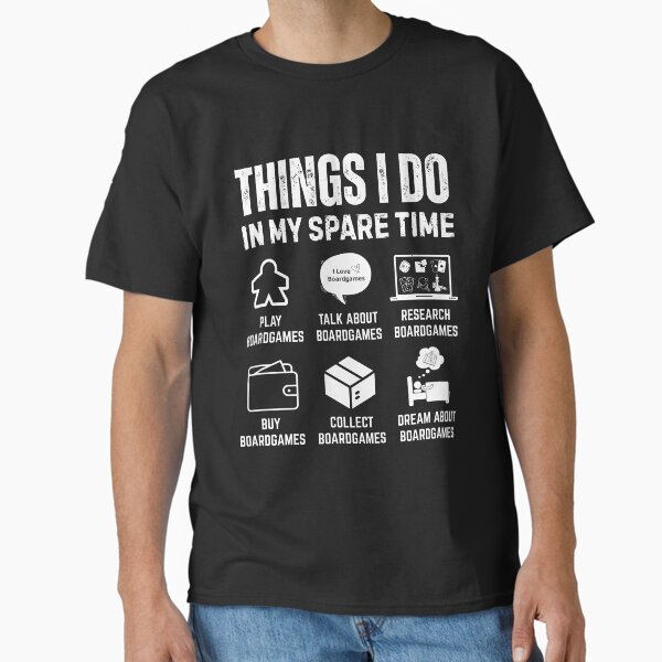 Item preview, Things I Do in My Spare Time – Board Game Lover Checklist designed and sold by BMLprint ⭐⭐⭐⭐⭐.