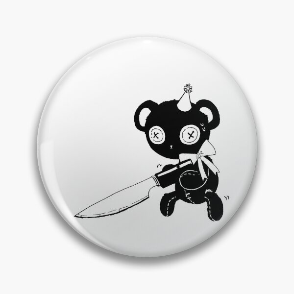 Item preview, Teddy Bear holding knife designed and sold by patry-art.