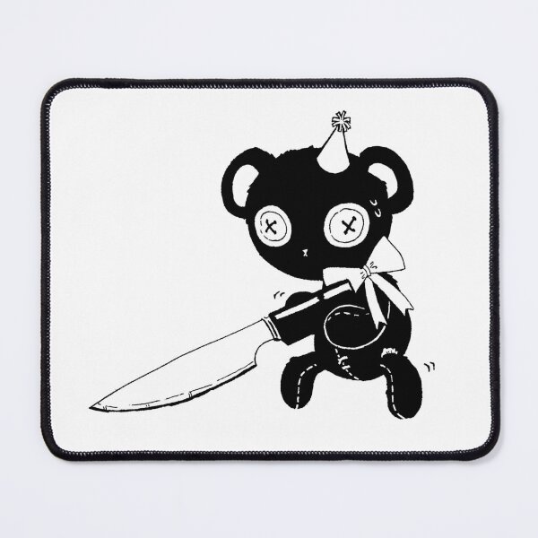 Item preview, Teddy Bear holding knife designed and sold by patry-art.
