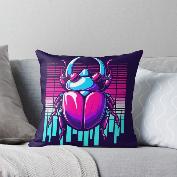 Item preview, Synthwave Stag Beetle designed and sold by Ghost on Toast.