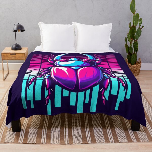 Item preview, Synthwave Stag Beetle designed and sold by Ghost on Toast.