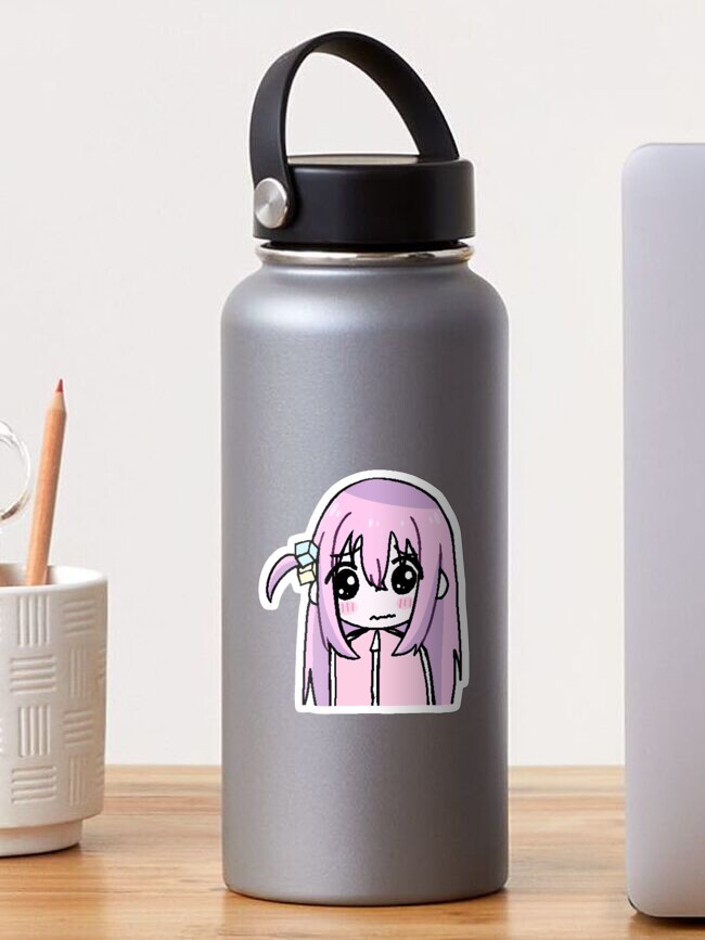 Aperçu 1 sur 3. Sticker avec l'œuvre Bocchi Cry créée et vendue par NessaTesaShop.
