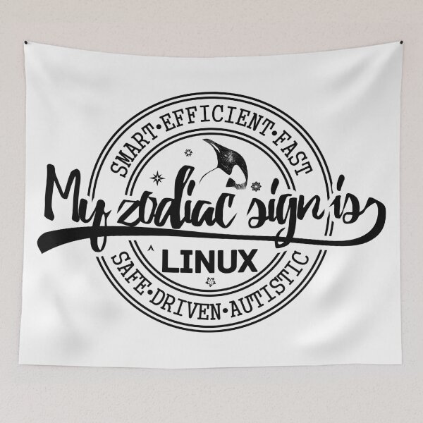 Item preview, Zodiac Linux designed and sold by ExtraPenguinStore.