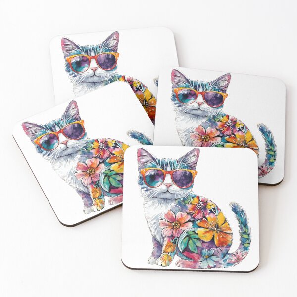 Item preview, Floral Cat designed and sold by pipopoupin.
