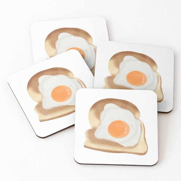 Item preview, fried egg on a bread designed and sold by Minivint.