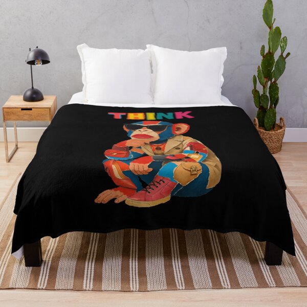 Item preview, Monkey Thinker – Fashion Icon with a Message designed and sold by VIBE CRAFT STUDIO.