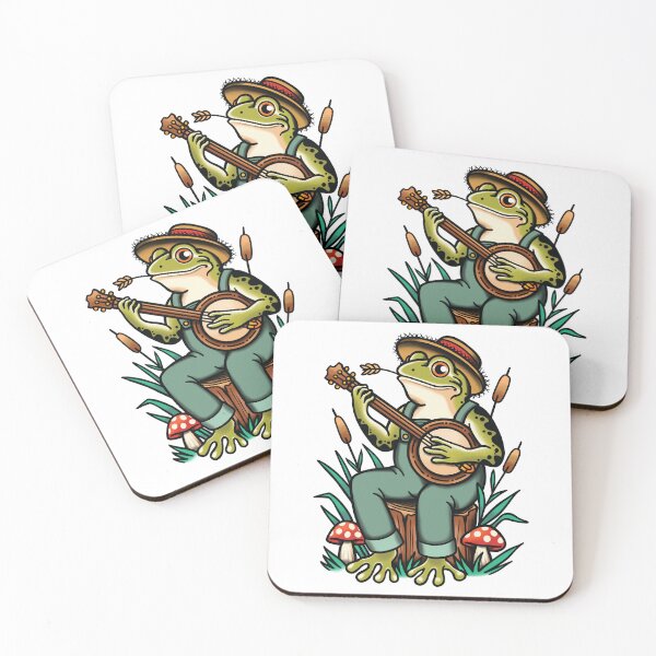 Item preview, Folk art Frog Tattoo designed and sold by SevenRelics.