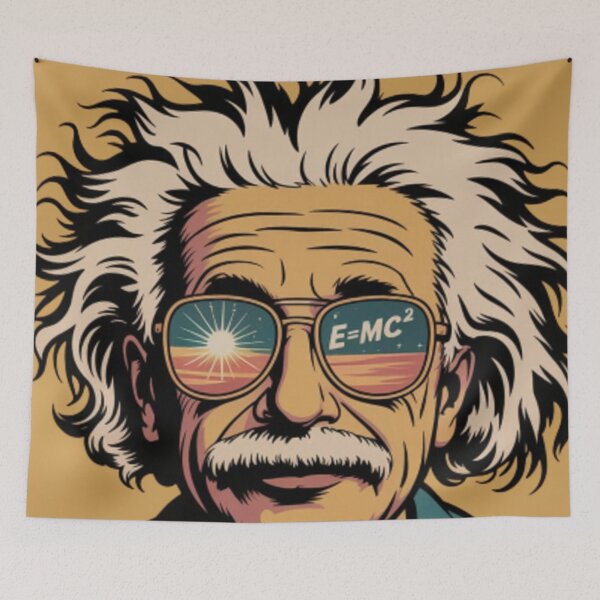Item preview, Banksy einstein street art vintage designed and sold by martin max.