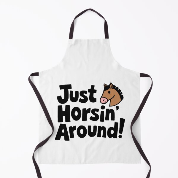 Item preview, Just Horsin' Around! Cute Horse Pun designed and sold by PMCreative.