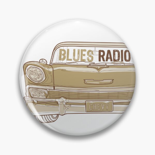 Item preview, GOLDY BLUES RADIO CHEV designed and sold by BearsCraft.