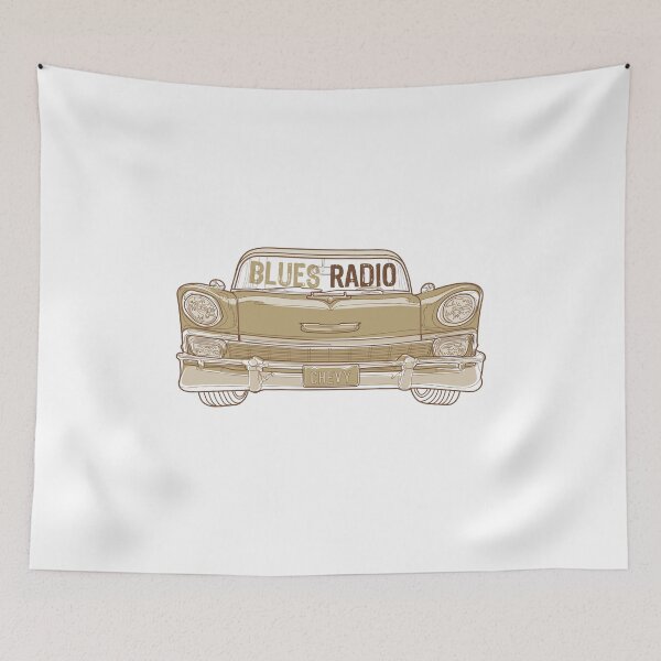 Item preview, GOLDY BLUES RADIO CHEV designed and sold by BearsCraft.