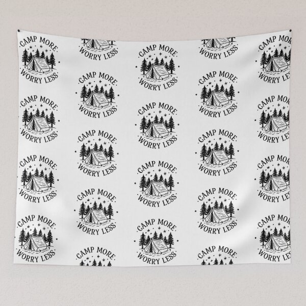 Item preview, Camp more worry less designed and sold by DropRomance.