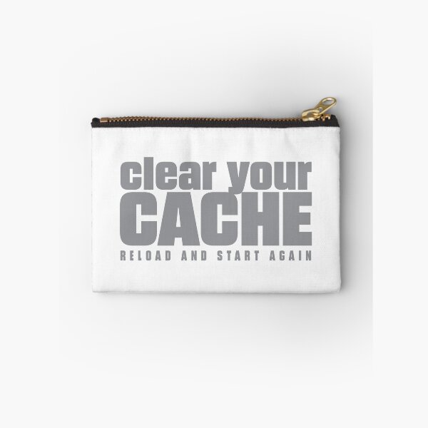 Item preview, Clear Your Cache | Tech Humor Reset Quote - Gray designed and sold by Spaabus.