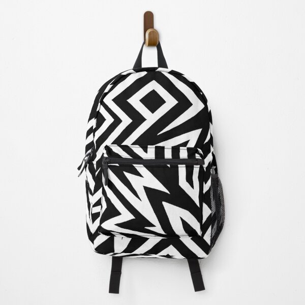 Item preview, Aggressive Black & White Modern Pattern Vector | High-Detailed Clean Lines for Bold Decor & Apparel designed and sold by WAUZ.