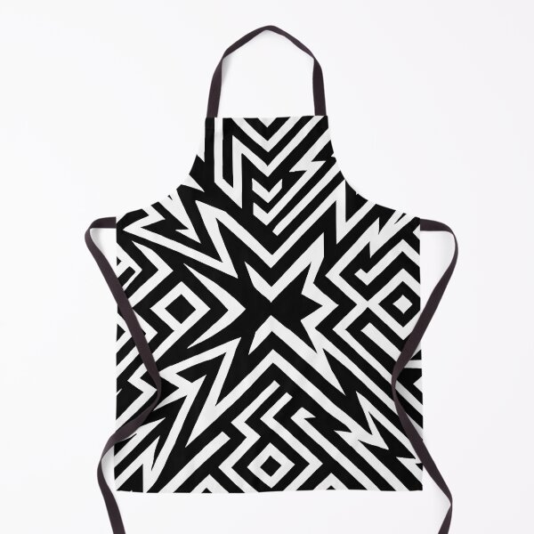 Item preview, Aggressive Black & White Modern Pattern Vector | High-Detailed Clean Lines for Bold Decor & Apparel designed and sold by WAUZ.
