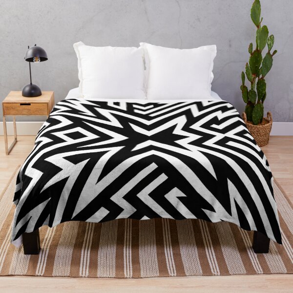 Item preview, Aggressive Black & White Modern Pattern Vector | High-Detailed Clean Lines for Bold Decor & Apparel designed and sold by WAUZ.