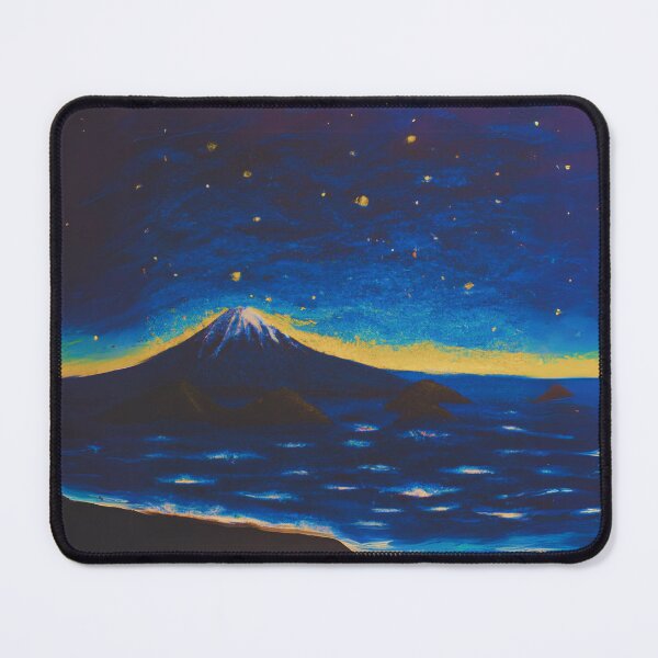 Item preview, The Starry Night of sea and fuji mountain view designed and sold by MerryCrown.