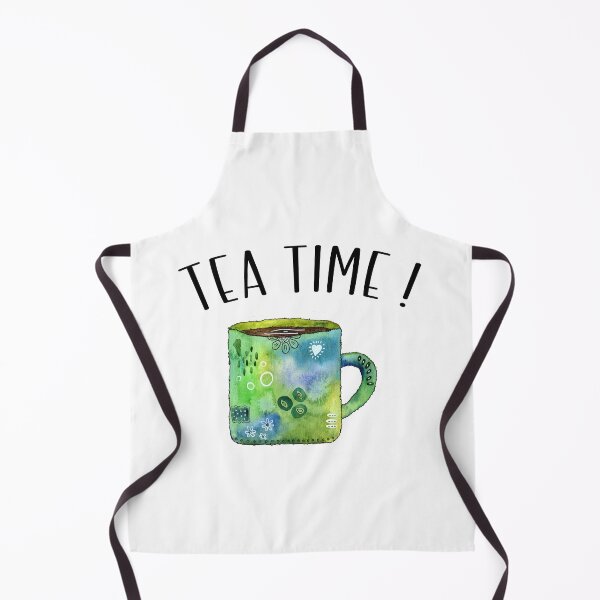Item preview, Tea time with green cup of tea designed and sold by JHcolors.