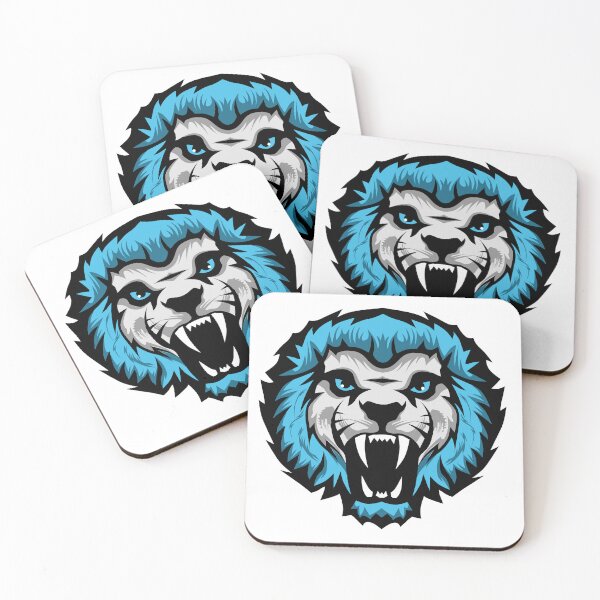 Item preview, lion head roars fierce logo designed and sold by Achille3777.