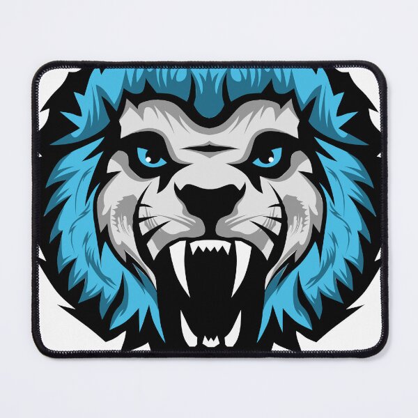Item preview, lion head roars fierce logo designed and sold by Achille3777.