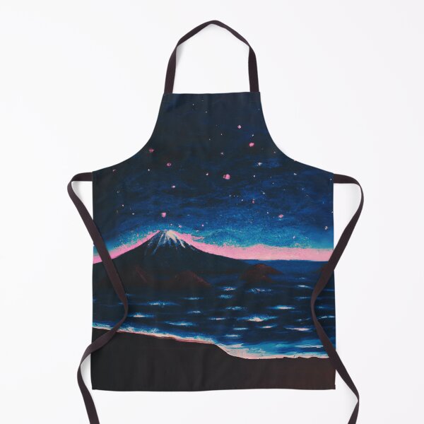 Item preview, The Starry Night of sea and fuji mountain view (pink) designed and sold by MerryCrown.