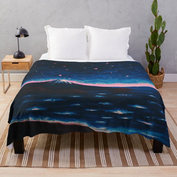 Item preview, The Starry Night of sea and fuji mountain view (pink) designed and sold by MerryCrown.