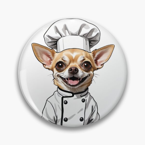 Item preview, Funny Chihuahua Dog Chef Cartoon Design – Cute Pet and Owner Artwork – Chef Gift – Humorous Pet Parent Gifts designed and sold by KoraTalks.