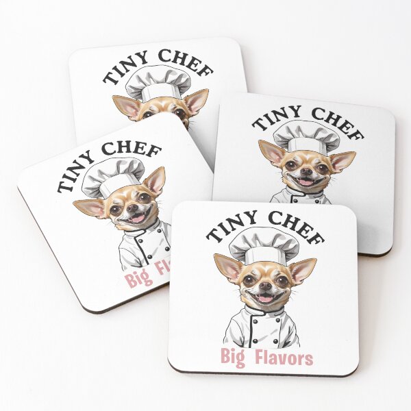 Item preview, Funny Chihuahua Dog Chef Cartoon Design – Cute Pet and Owner Artwork – Chef Gift – Humorous Pet Parent Gifts designed and sold by KoraTalks.