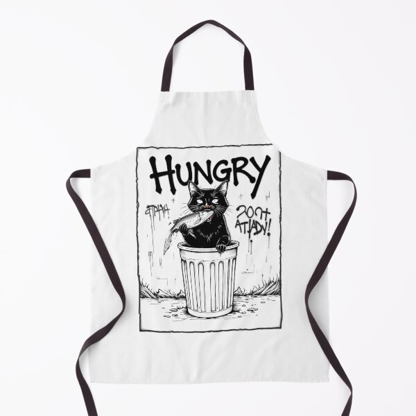 Item preview, Hungry cat designed and sold by DigitalArtTK.