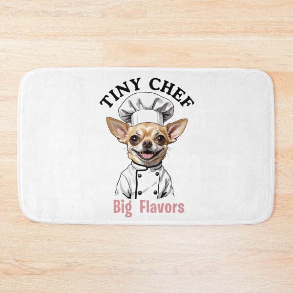 Item preview, Funny Chihuahua Dog Chef Cartoon Design – Cute Pet and Owner Artwork – Chef Gift – Humorous Pet Parent Gifts designed and sold by KoraTalks.