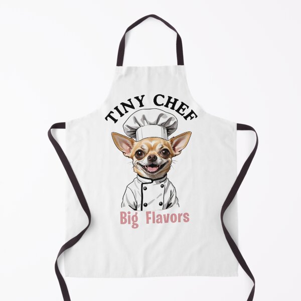 Item preview, Funny Chihuahua Dog Chef Cartoon Design – Cute Pet and Owner Artwork – Chef Gift – Humorous Pet Parent Gifts designed and sold by KoraTalks.