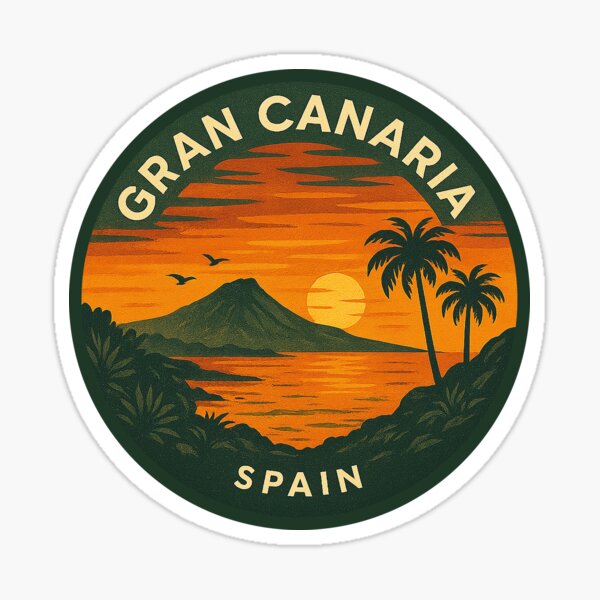 Item preview, Gran Canaria Canary Islands Vintage Travel  designed and sold by Thistle-TShop.