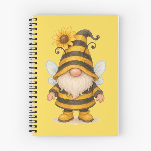 Item preview, Cute Bee Gnome with Sunflower Wings Spring Garden Design	 designed and sold by Victor Shadehorn.
