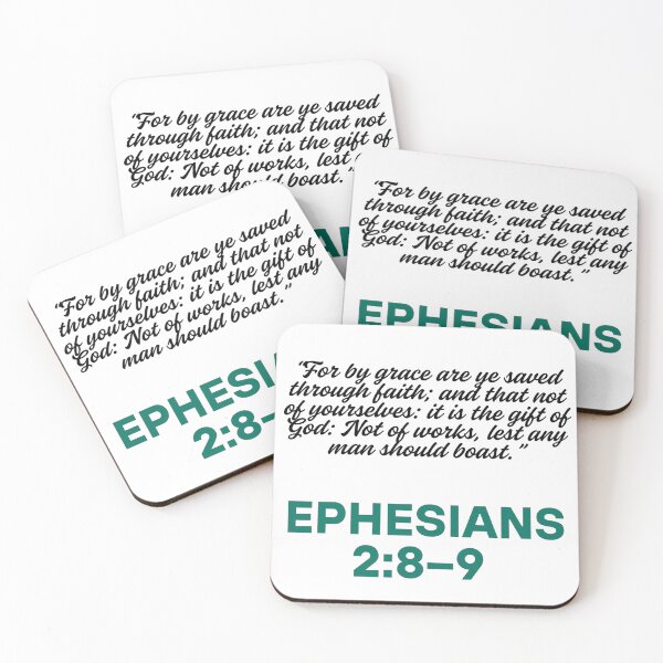 Item preview, Saved by Grace – Ephesians 2:8–9 (KJV) designed and sold by Stilll Waters Studio.