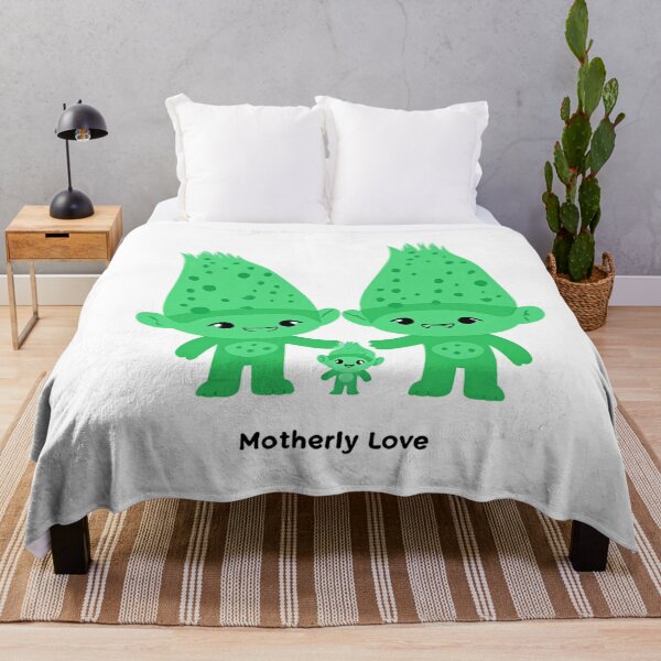 Item preview, Motherly Love cute troll mother and baby design designed and sold by Vintage Designs +.