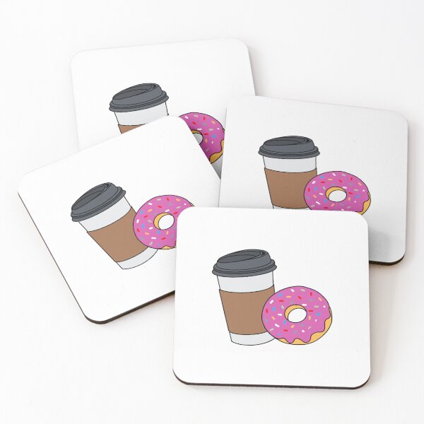 Item preview, Coffee & Donut designed and sold by ThePurplePencil.